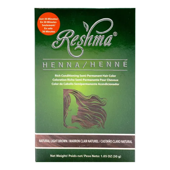 Tinte De Pelo Con Henna Reshma Beauty, 30 Minutos, Marrón Cl