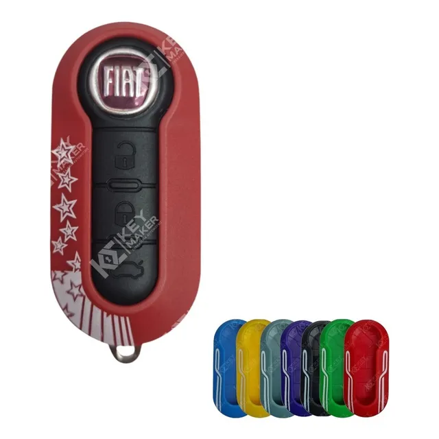 Carcasa Exterior Llave Fiat 500 Bravo Punto Colores Keymaker