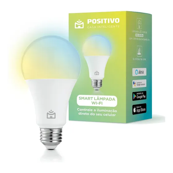 Positivo Casa Inteligente Smart Lâmpada Wi-fi Positivo Casa Rgb