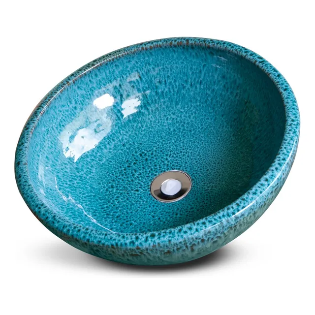 Cuba Artesanal Cerâmica Esmaltada Para Banheiro Lavabo