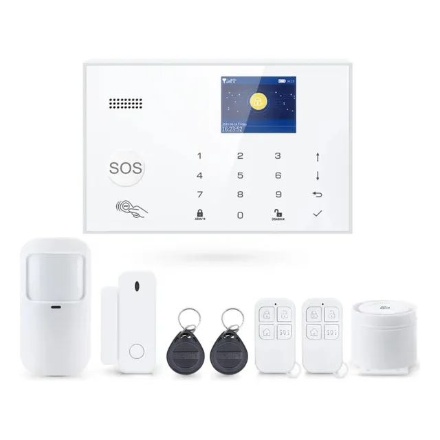 Kit Alarma Domiciliaria Inalambrica Casa Wifi Gsm Tuya