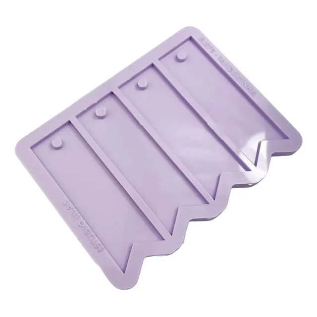 Molde De Silicone Tag/mini Marca-páginas Bandeirinha
