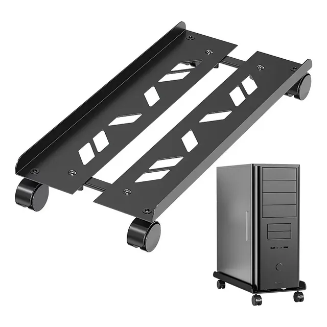 Base Y Soporte Para Cpu Con Metalica Ajustable Retráctil