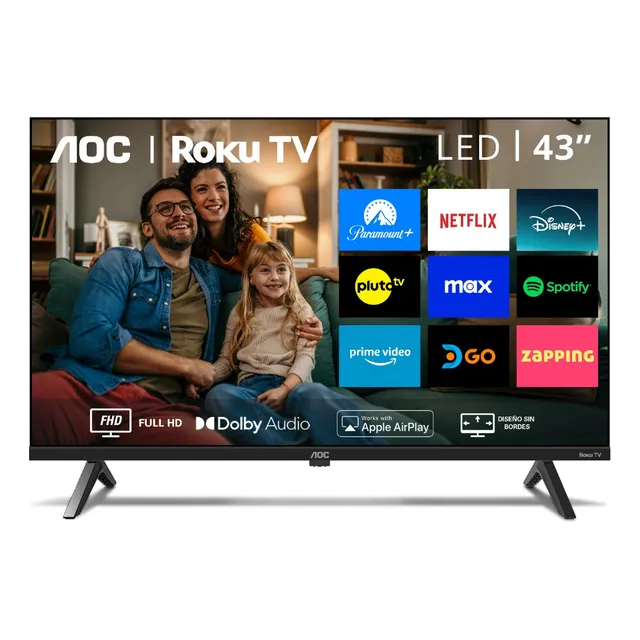 Aoc Roku Tv Led 43 Fhd Smart Tv 43s5045