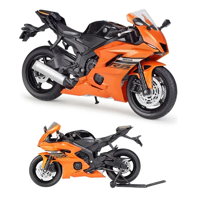 Welly 2020 Yamaha Yzf R6 Miniatura Metal Moto Carreras 1/12