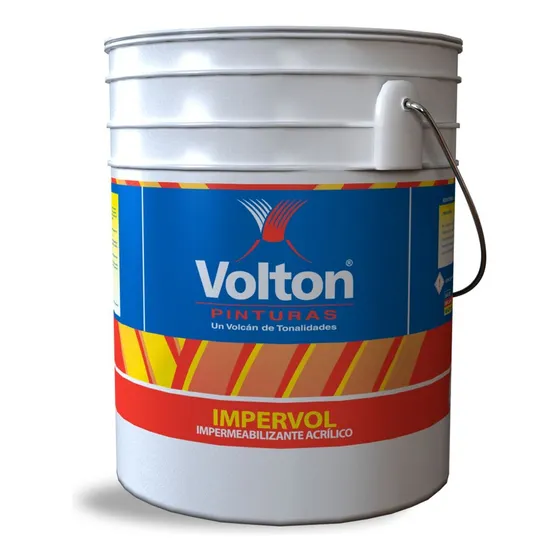 Impermeabilizante Impervol 3 Años Blanco Cub 19l Volton