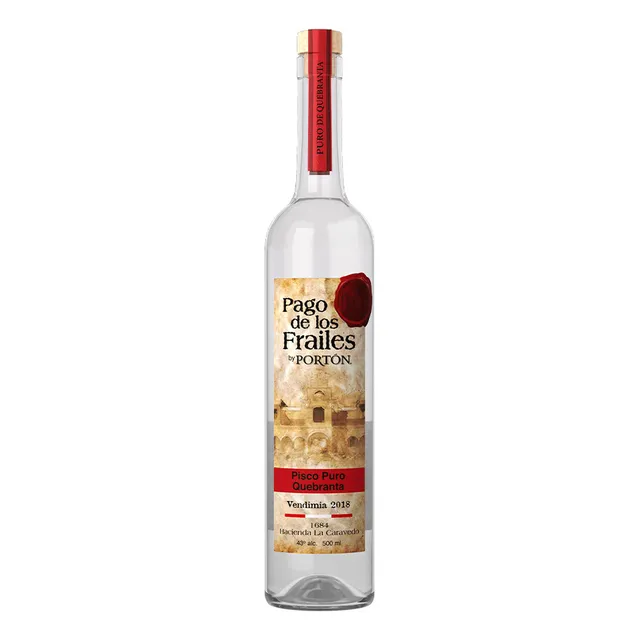 Pisco Puro De Los Frailes Quebranta 500ml