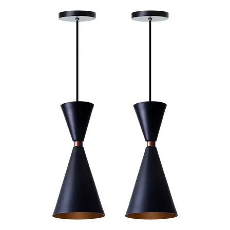 Kit 2 Pendente Lustre Mini Moscou 30cm Balcao Gourmet
