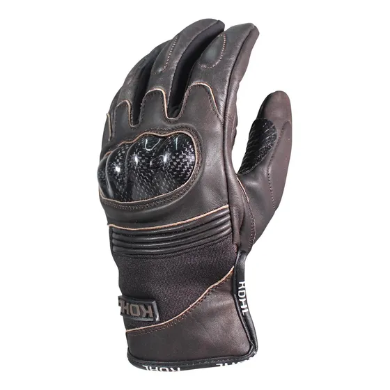 Guantes Vel Kohl Cafe Kohl-205 Textil/piel Ventilado Talla M