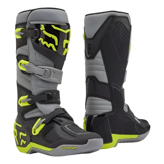 Botas Fox Comp Gris Motocross Enduro Atv Mx Utv Edv Dompa