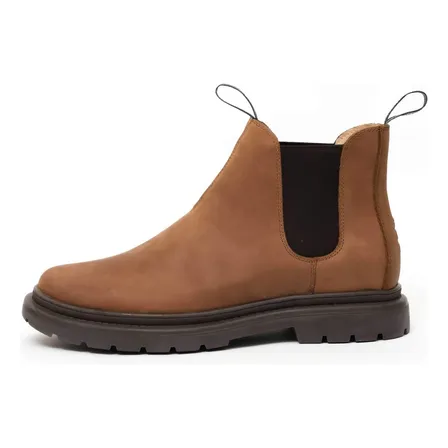 Botines Renox Original 2 Chelsea Camel Hombre Impermeable