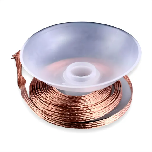 Malla De Cobre Para Desoldar Circuitos, Ancho 3mm Largo 1.5m