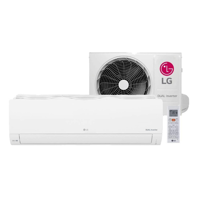 Ar Condicionado LG Dual Inverter Compact +ia 12000 Btus Frio Ar Condicionado LG Dual Inverter Compact +ia 12000 Btus Frio