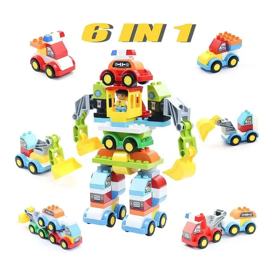 Iplay Bloques Robot 85 Piezas Plástico