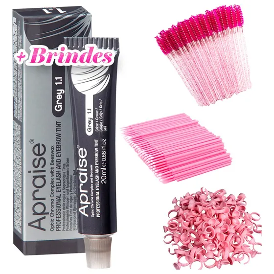 Tintura Apraise Para Cílios E Sobrancelhas Cinza 1.1