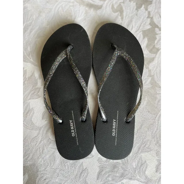 Sandalias Negras Old Navy Talla 7