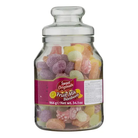 Bala Fruta Sortida Sweet Originals Vidro 966g