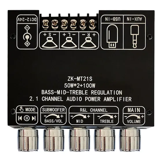 Placa Amplificadora De Áudio Tws Bluetooth 2.1 Sound Channel
