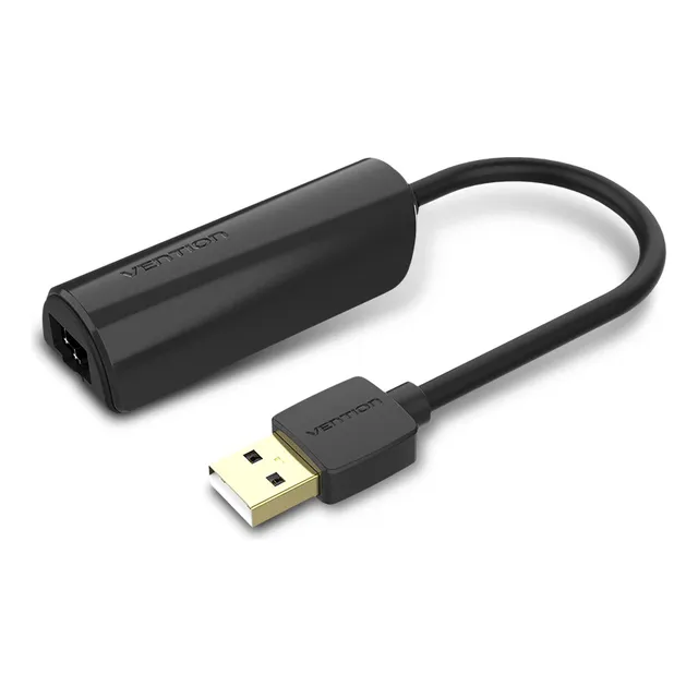Adaptador Para Internet Usb Vention - Usb A Puerto De Red Rj45 Ethernet Lan - 0.15 Metros - 100 Mbps - Para Pc Escritorio / Macbook / Notebook / Linux / Laptop / Premium - Cegbb