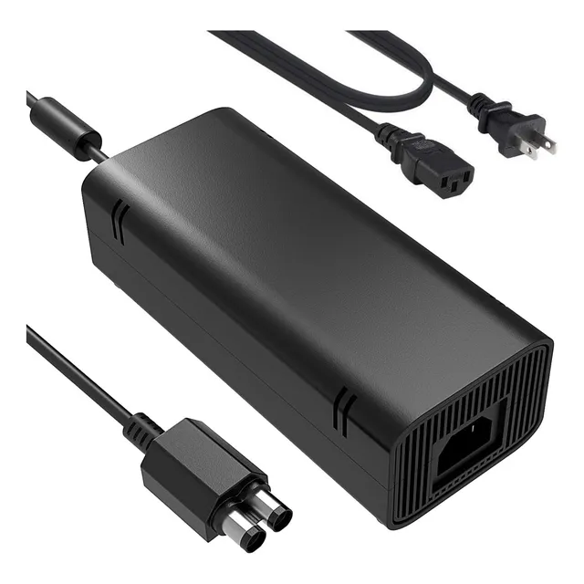 Fuente De Alimentación Uowlbear Xbox 360 Slim 135 W Con Cabl