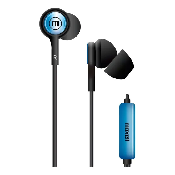 Maxell Audifo In-tips In Ear Stereo Buds W/mic Red Color Azul