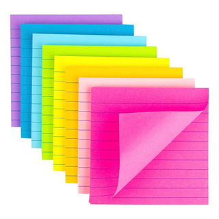 (8 Paquete) Notas Adhesivas Forradas 4x4 Palguinas De De De (8 Paquete) Notas Adhesivas Forradas 4x4 Palguinas De De De