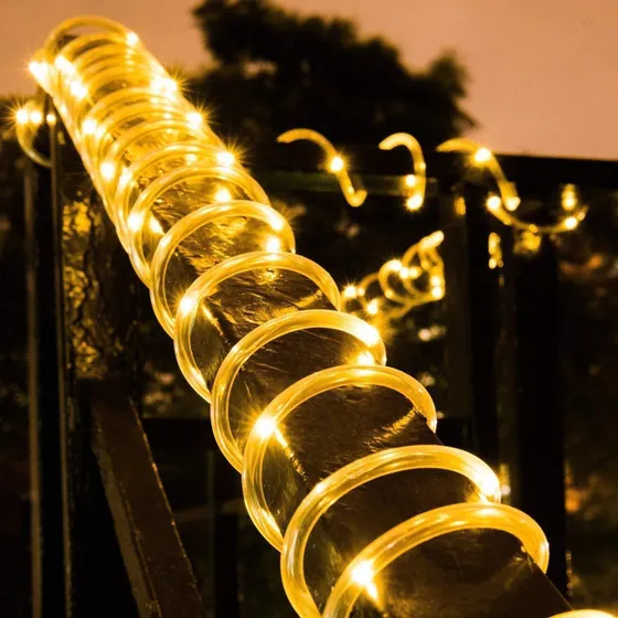 Branco Quente - Lâmpada De 7m50 - Energia Solar - Led Solar 