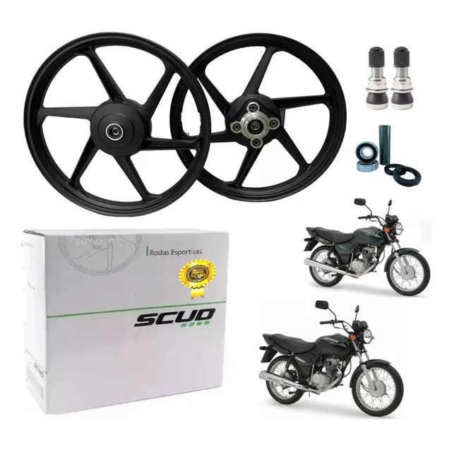 Par Roda Cg Titan Fan 125 2000 A 2008 Ks 6p Original Scud