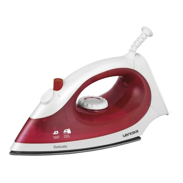Ferro A Vapor Delicate Pff657 Branco E Vermelho Lenoxx 127V