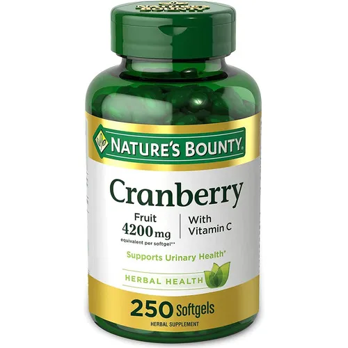 Vitamina C Fruta De Arándano Premium 4200 Mg 250 Softgels Sabor Sin Sabor
