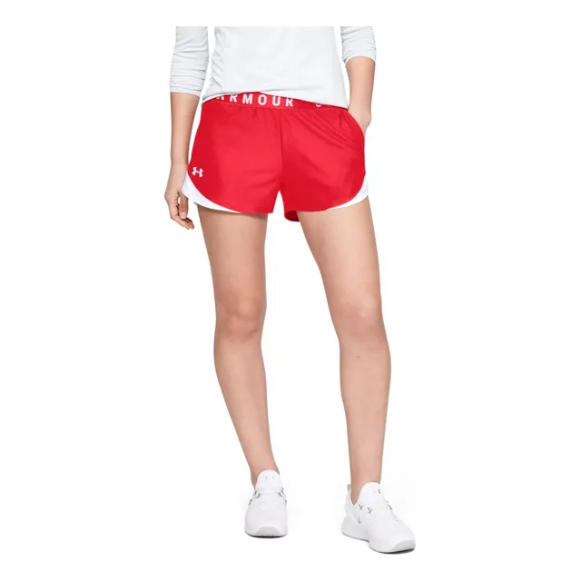 Under Armour Play Up 3.0 Shorts Para Mujer Rojo Xs