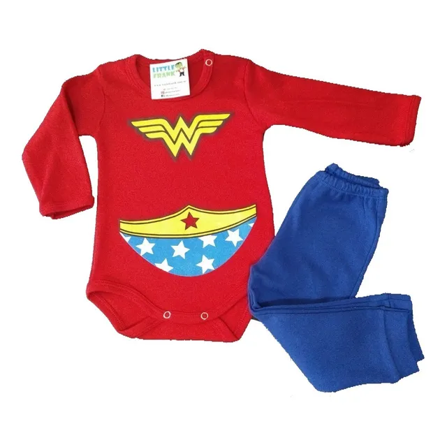 Conjunto Disfraz Halloween Bebe Body Manga Larga Pantalon