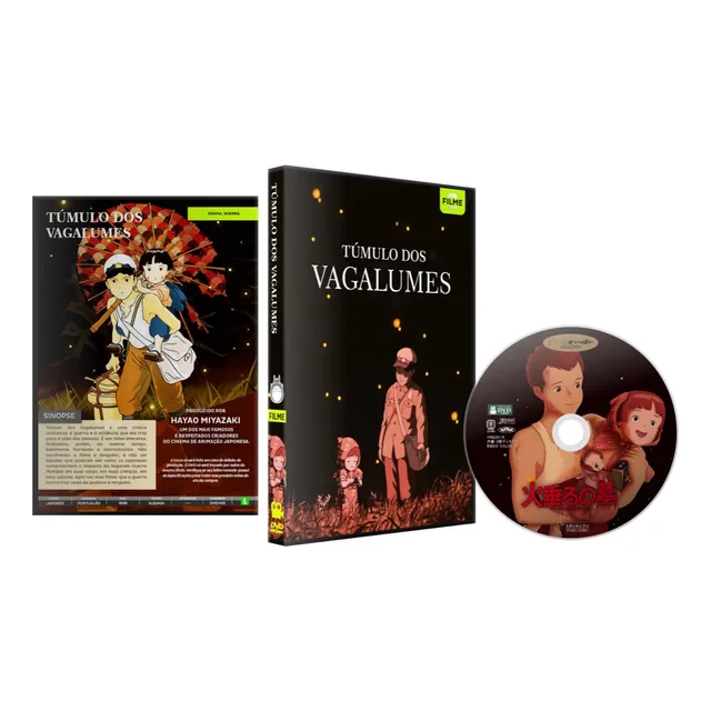 Dvd Túmulo Dos Vagalumes Studio Ghibli