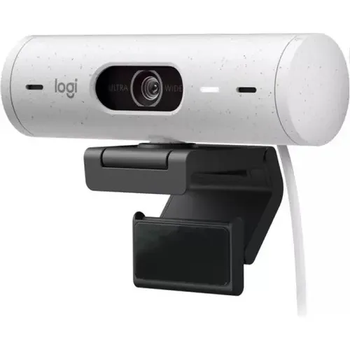 Webcam Camara Web Logitech Brio 500 Full Hd 1080p Blanco Color Blanco Crudo | Cuotas sin interés