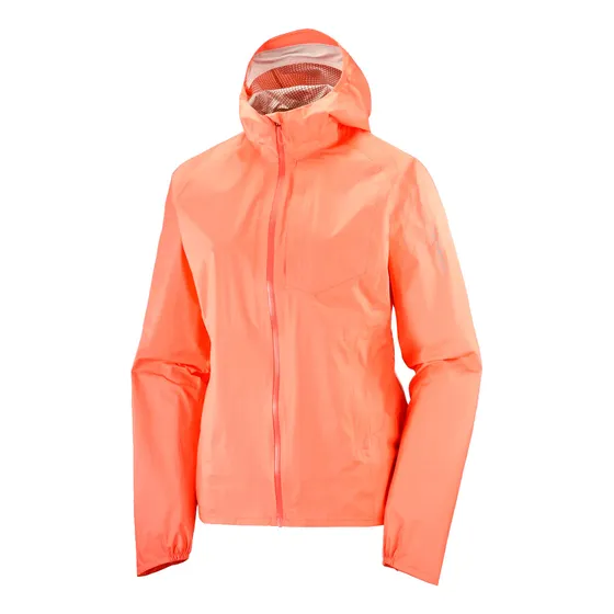 Campera Rompeviento Salomon Bonatti Impermeable 10k Mujer