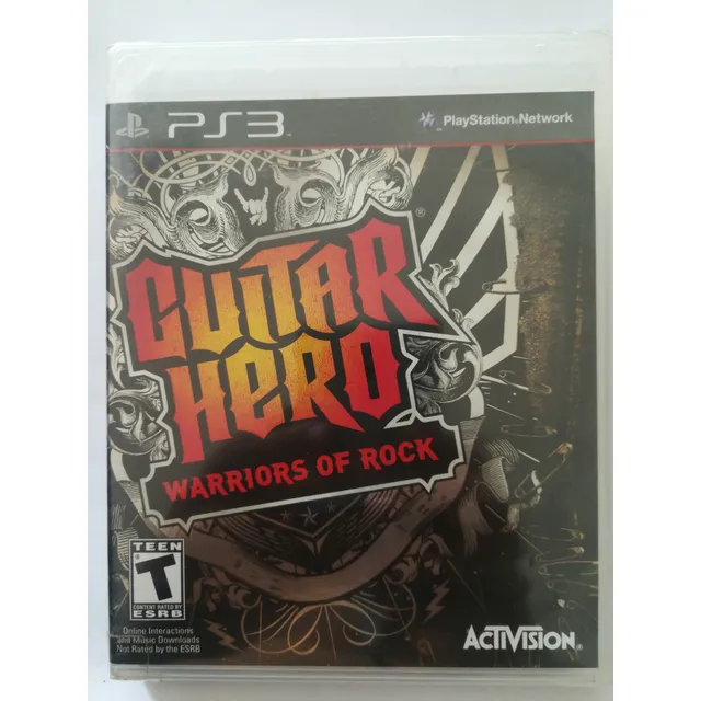Guitar Hero Warriors Of Rock Ps3 100% Nuevo Original Sellado