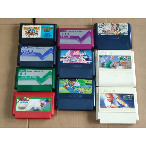 Lote Com 10 Fitas -- Originais -- Nintendo Famicom