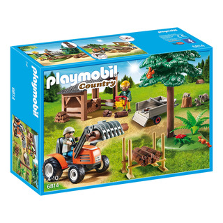 Anforatoys Playmobil 6814 Leñadores, Tractor Y Herramientas Anforatoys Playmobil 6814 Leñadores, Tractor Y Herramientas