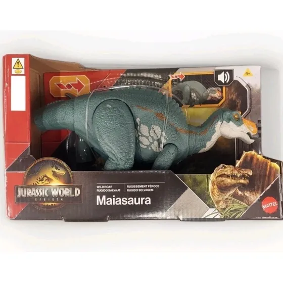 Dinosaurio Maiasaura Jurassic World Sonido Chip 30 Cm Mattel