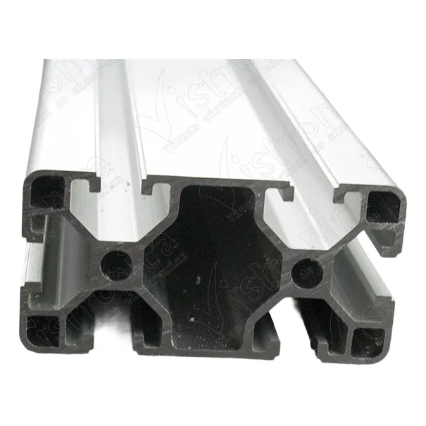 Perfil De Aluminio Para Cnc 40x80mm 1 Metro