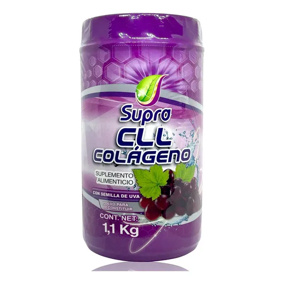 Cll Colágeno Hidrolizado Uva 1.1 Kg Supra
