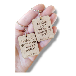 Chaveiros Personalizados 35 Unidades Mdf Versículos Bíblicos Chaveiros Personalizados 35 Unidades Mdf Versículos Bíblicos