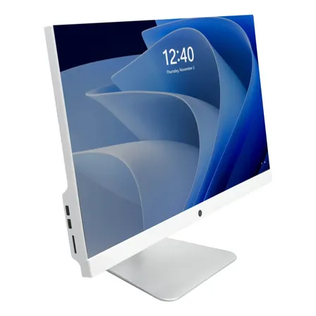 Computador All In One 23.8 I5 8gb 512gb Ssd Webcam Branco 127/220v