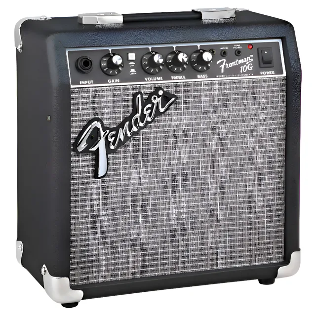 Amplificador Fender Frontman Series 10g Transistor Para Guitarra De 10w Cor Preto/prata 120v
