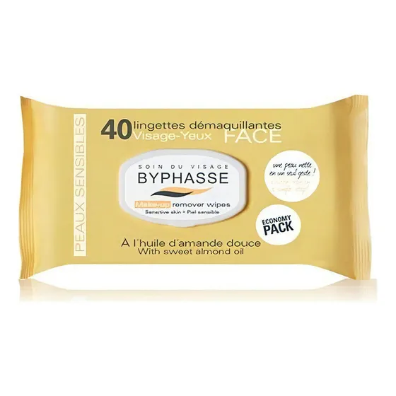 Toallitas Desmaquillantes Almendra Byphasse 40 Ml