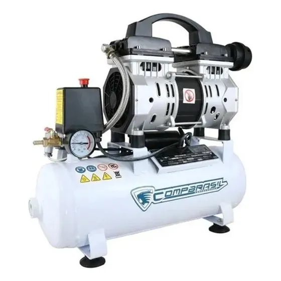 Compressor De Ar Sem Óleo 550-8l Compbrasil 220v