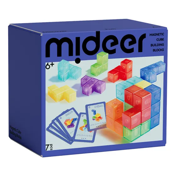 Juego De Lógica Cubo Magnético Bloques De Construcción