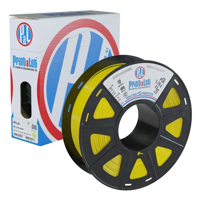 Printalot filamento 3d PLA de 1,75mm 1kg amarillo