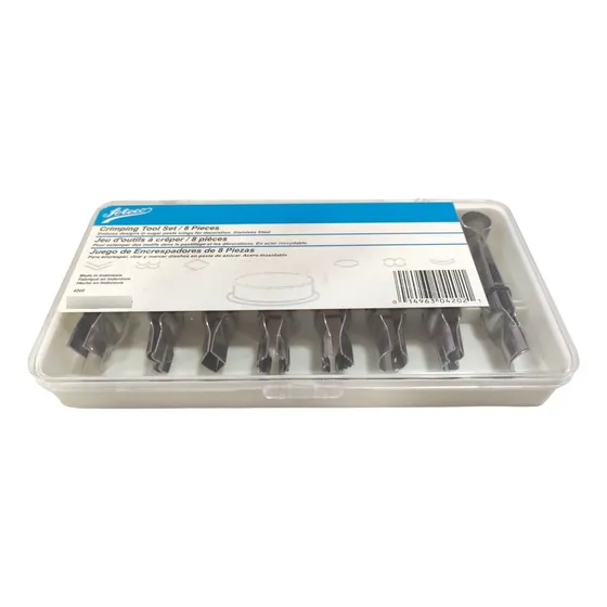 Set De 8 Crimpeadores De Fondant Ateco #4202 Como Nuevos