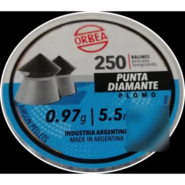  Chumbos Balines Orbea Punta Diamante Por 250
